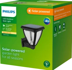 Philips Vapora - vägglampa med solceller