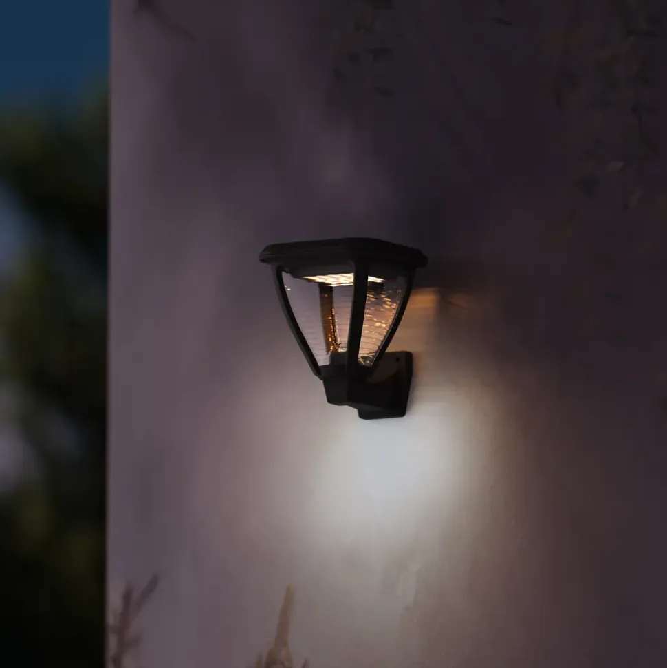 Philips Vapora - vägglampa med solceller