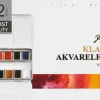 Phoenix akvarellfärger 12 st - klassiska