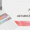 Phoenix akvarellfärg 12 st - pastell