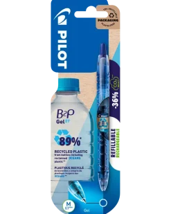 PILOT B-2P GENPENNA 0,7MM BLÅ