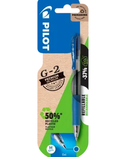 PILOT G-2 GELPENNA 0,7MM BLÅ