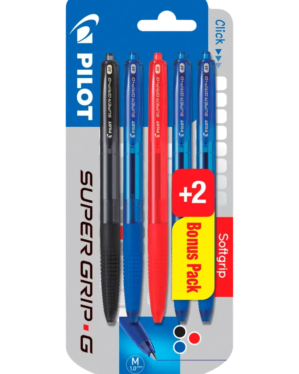 PILOT SUPER GRIP G BUNUSPACK