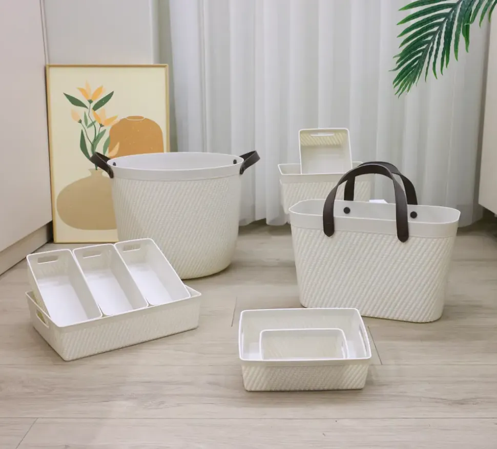 Plastkorg stor - grå