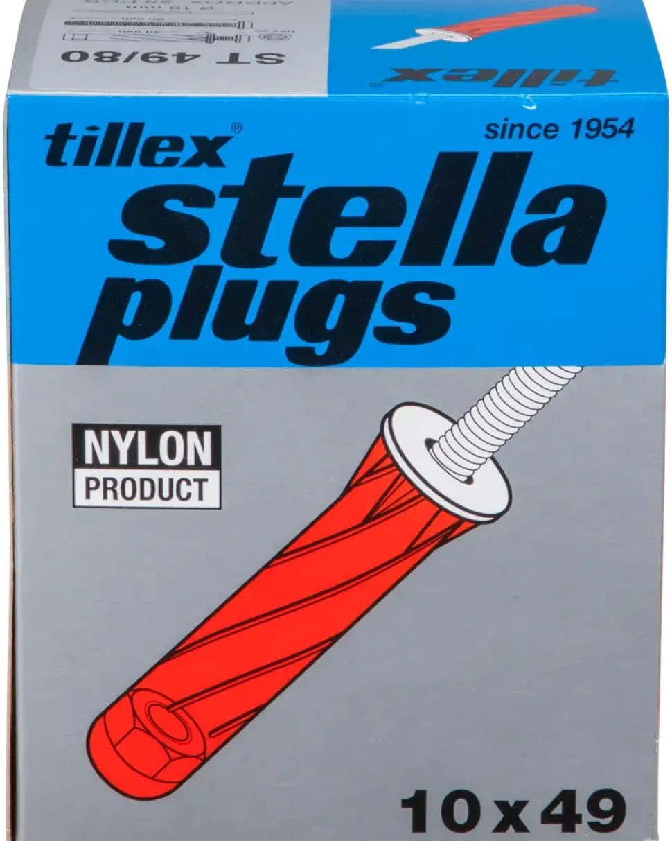 Plugg röd pan 5x80mm pkt 25st