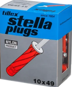 Plugg röd pan 5x80mm pkt 25st