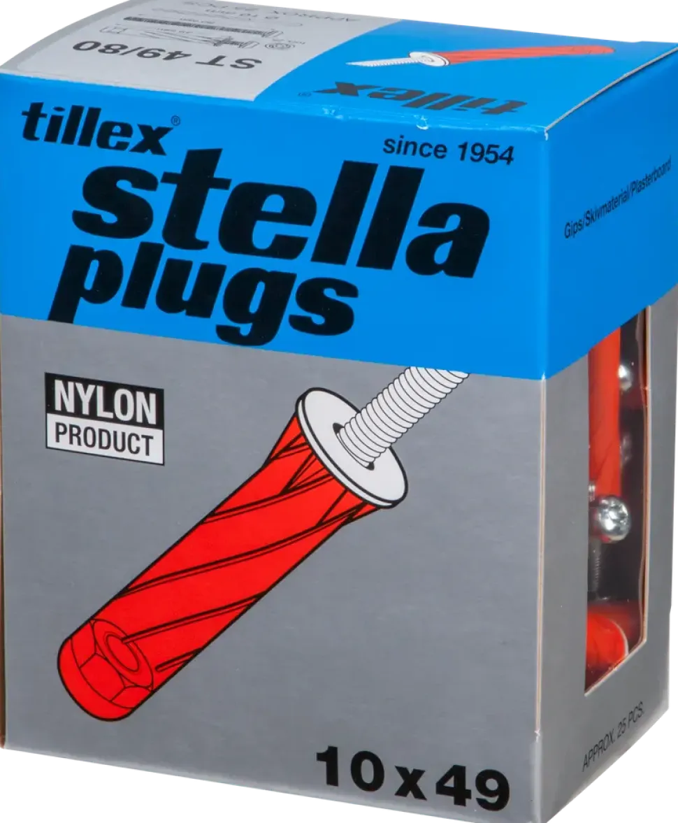 Plugg röd pan 5x80mm pkt 25st