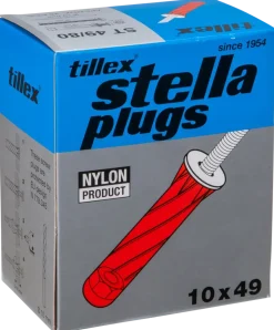 Plugg röd pan 5x80mm pkt 25st