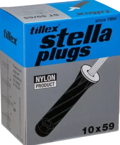 Plugg svart pan 5x65mm pk 25st