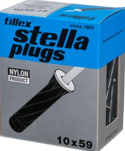 Plugg svart pan 5x90mm pk 25st