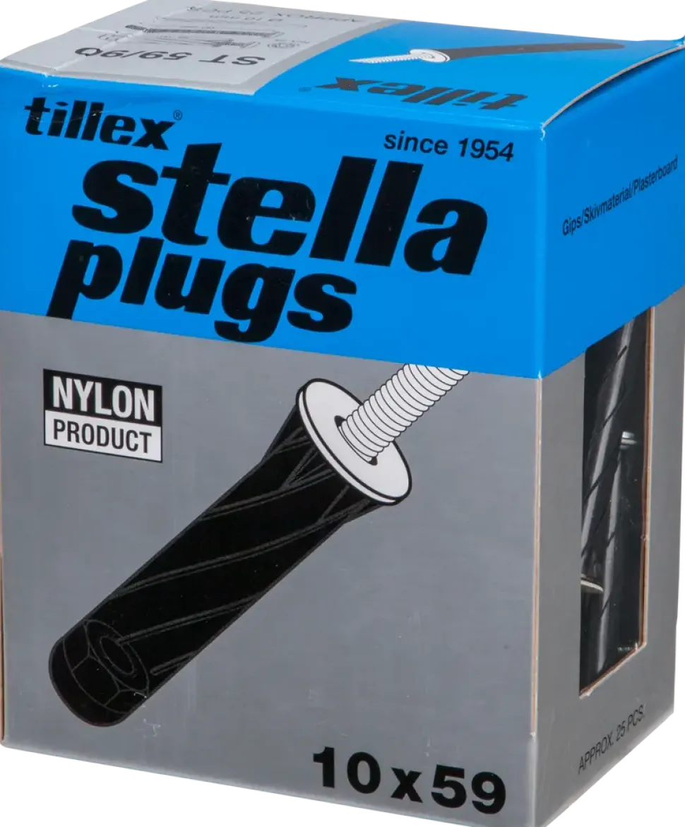 Plugg svart pan 5x90mm pk 25st