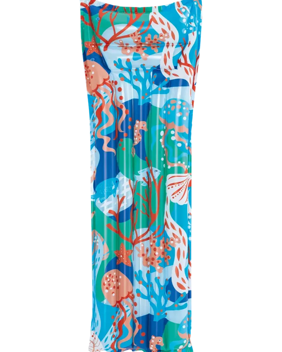 Poolmadrass mönstrad 183 cm