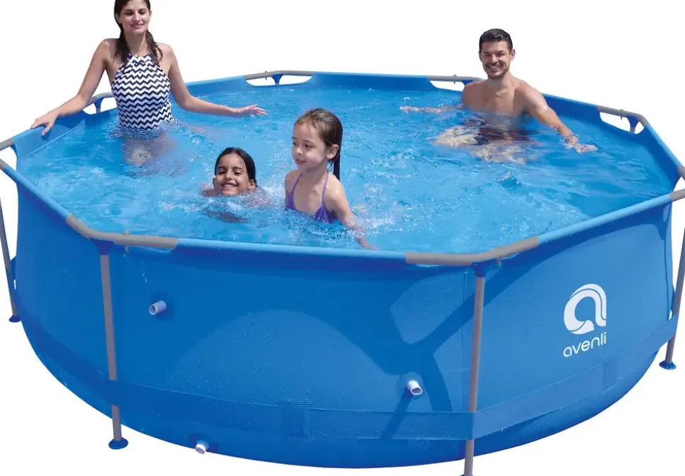 Pool med stålram 4383 l