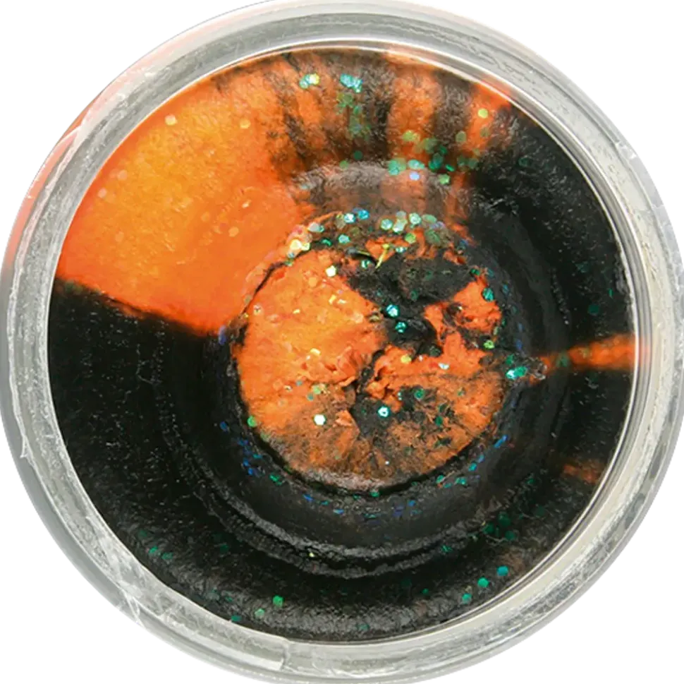 Powerbait Svart/Orange Glitter