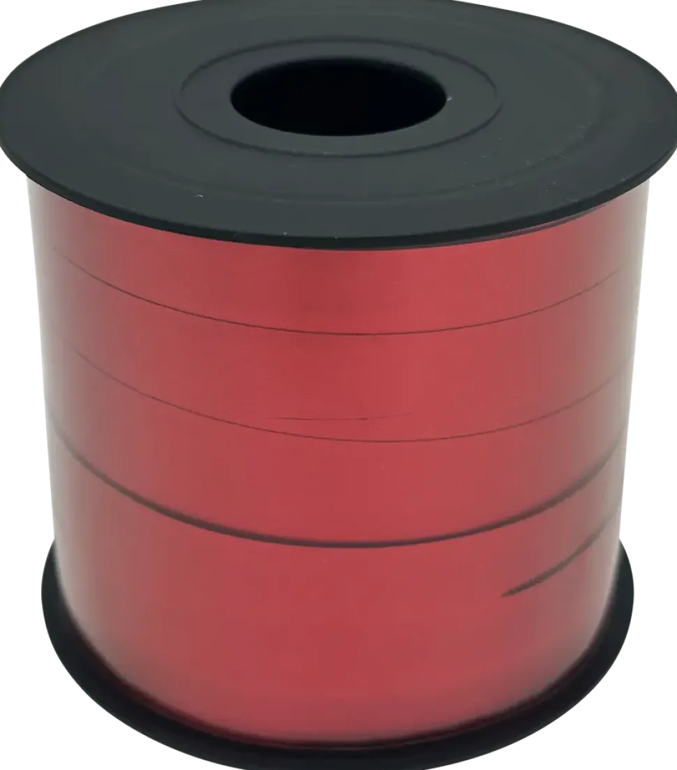 Presentband 1 cm x 50 m röd