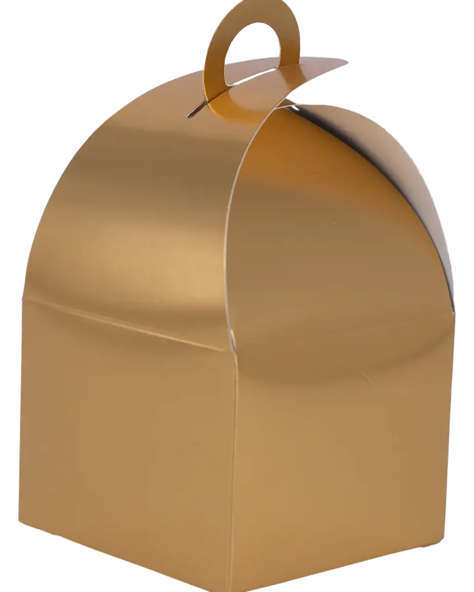 Presentväska mini guld 10 st