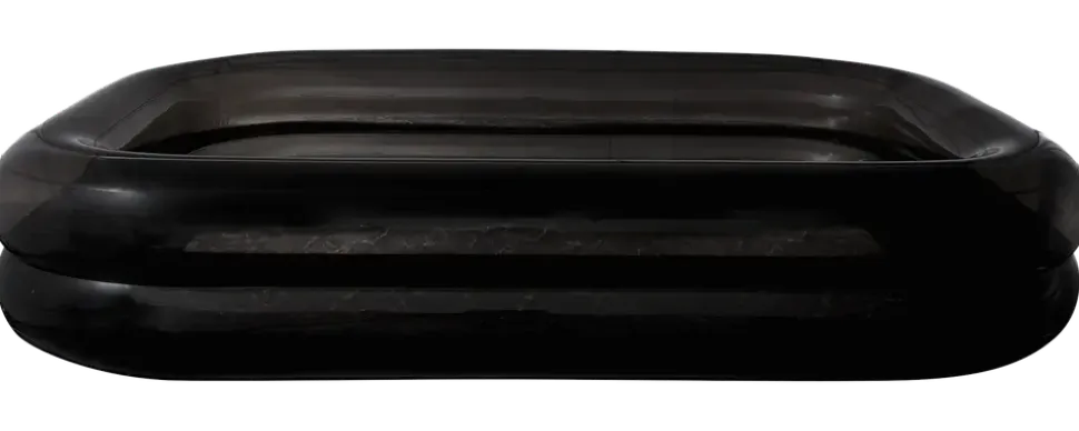 Rektangulär pool, 778 liter – Svart