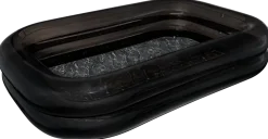 Rektangulär pool, 778 liter – Svart