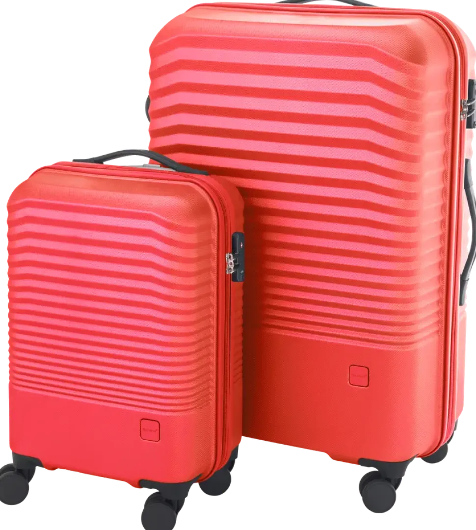 Resväskor set – Röd