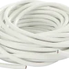 Rund kabel 2 x 0,75 mm² - vit