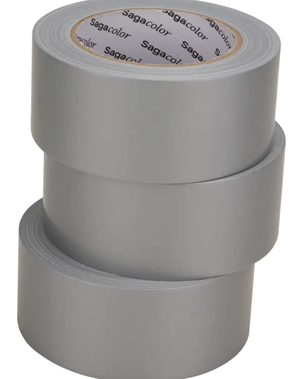 Sagacolor Byggtejp 50 mm x 32 meter, 3-pack