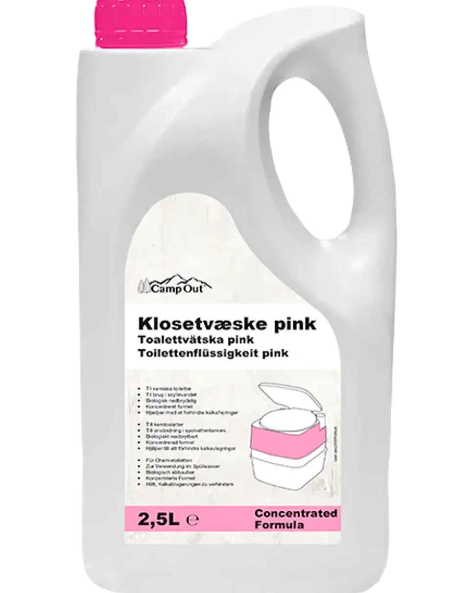 Saneringsvätska 2,5 liter – Rosa