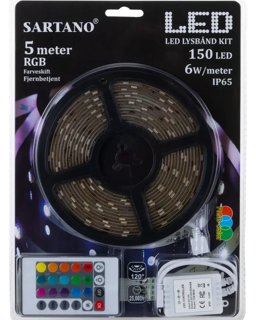 SARTANO LED STRIP 5 M RGB