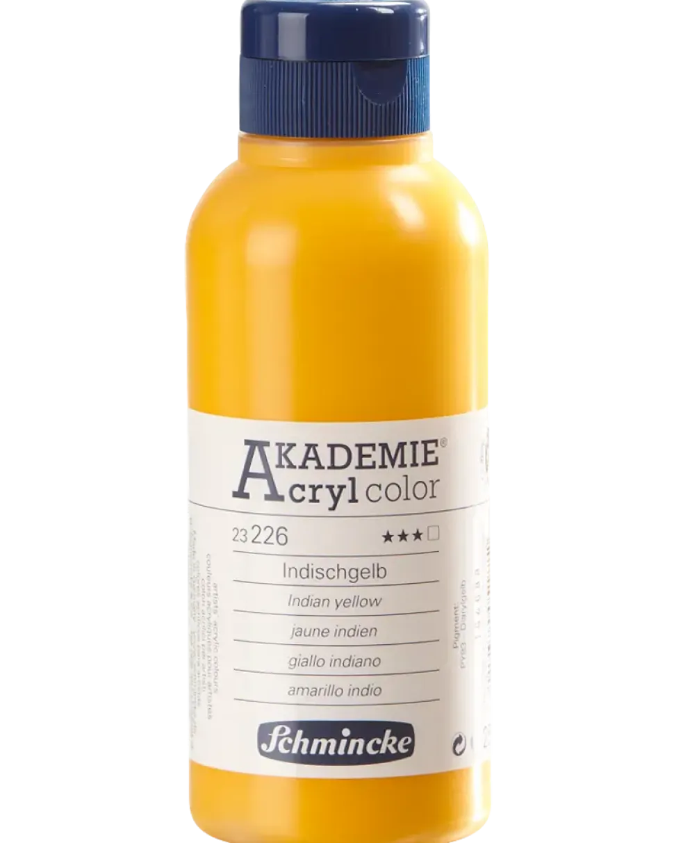 Schmincke Akrylfärg 250 ml Indian yellow