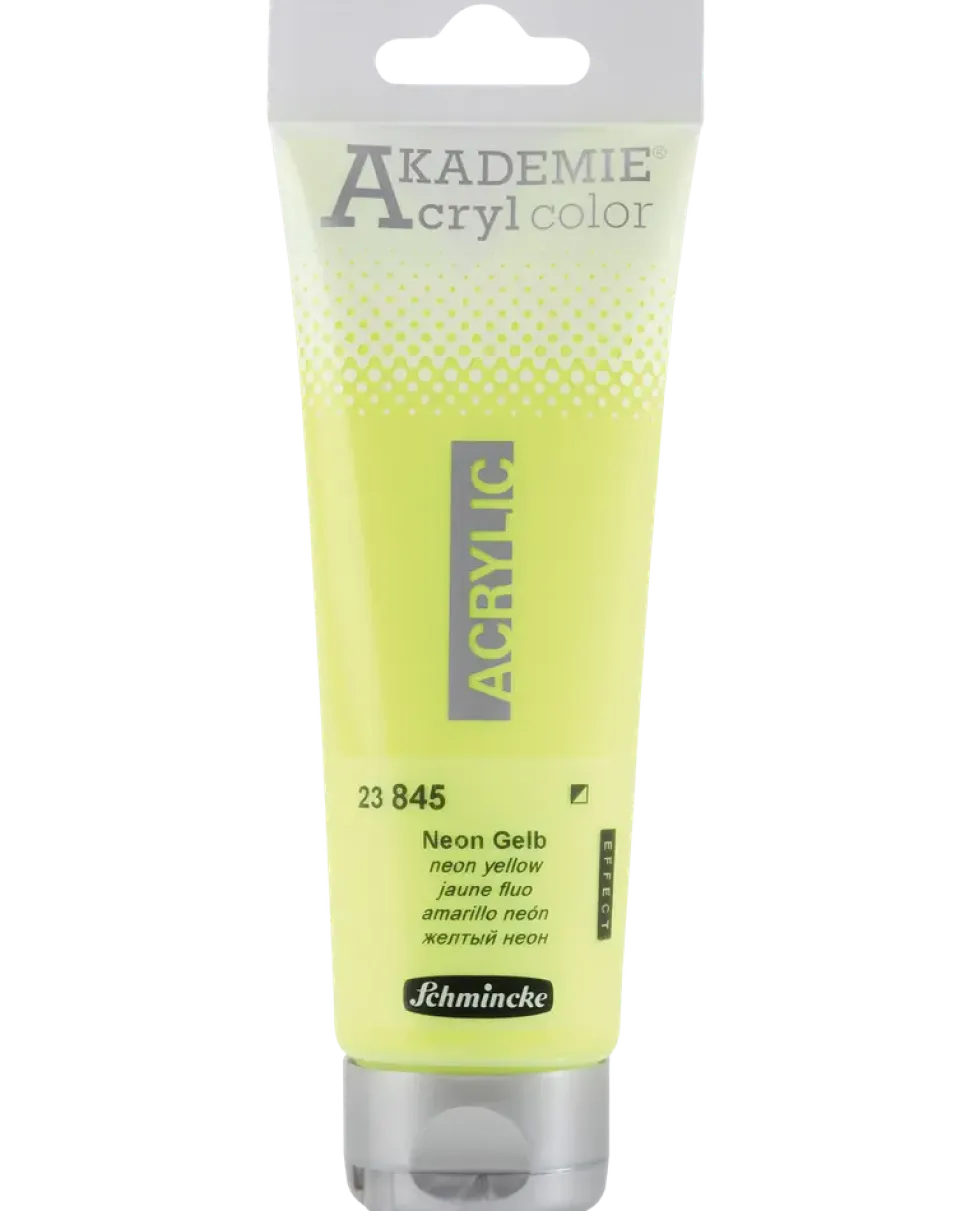 Schmincke Akrylfärg 120 ml – Neon gul