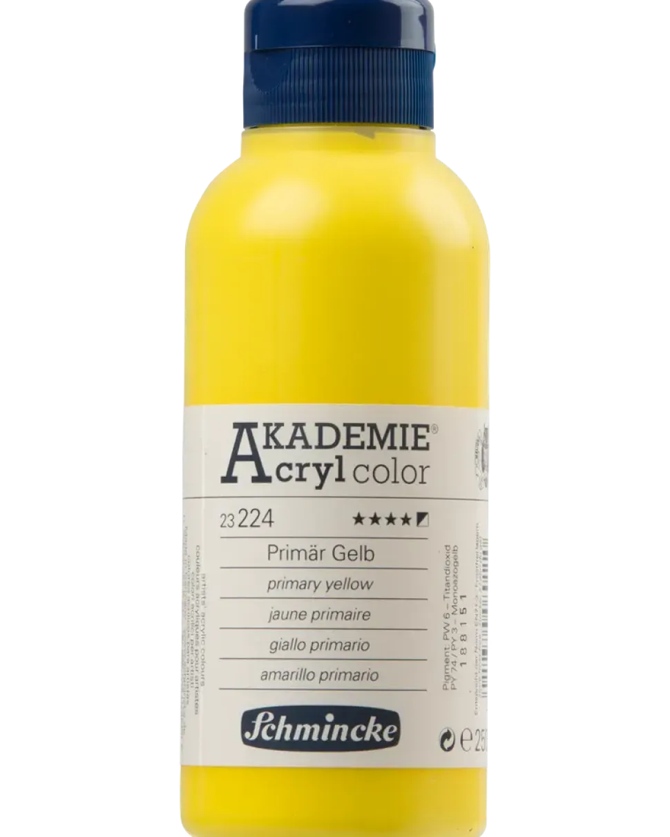 Schmincke Akrylfärg 250 ml Primary yellow