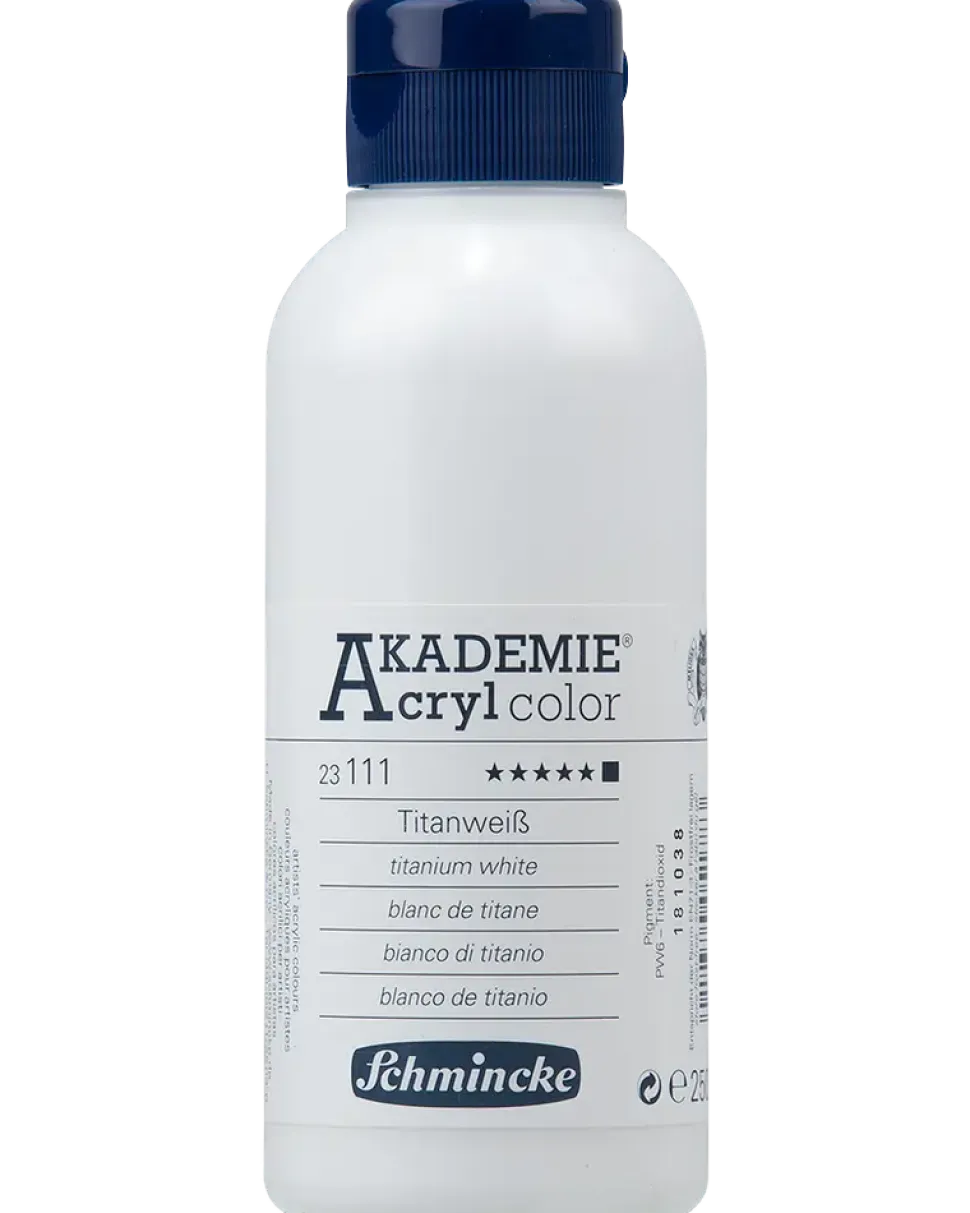Schmincke Akrylfärg 250 ml Titanium white