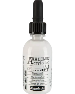 Schmincke Akryl Ink 50 ml – Titanium white
