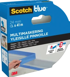 ScotchBlue™ maskeringstejp – 24 mm x 41 meter – 1 rulle