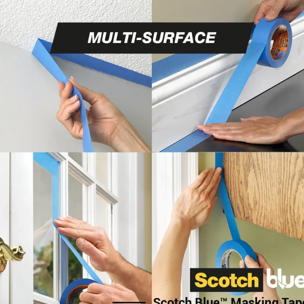 ScotchBlue™ maskeringstejp – 24 mm x 41 meter – 2 rullar