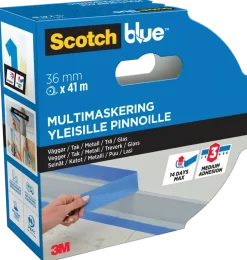 ScotchBlue™ maskeringstejp 36 mm x 41 meter