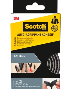 Scotch™ Ekstreme Fasteners Svart - 25 mm x 1 meter