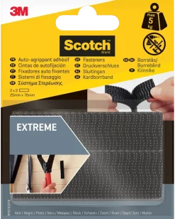 Scotch™ Ekstreme Fasteners Svart - 25 x 75 mm