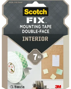 Scotch-FIX™ Dubbelhäftande tejp INOMHUS 19 mm x 5 meter