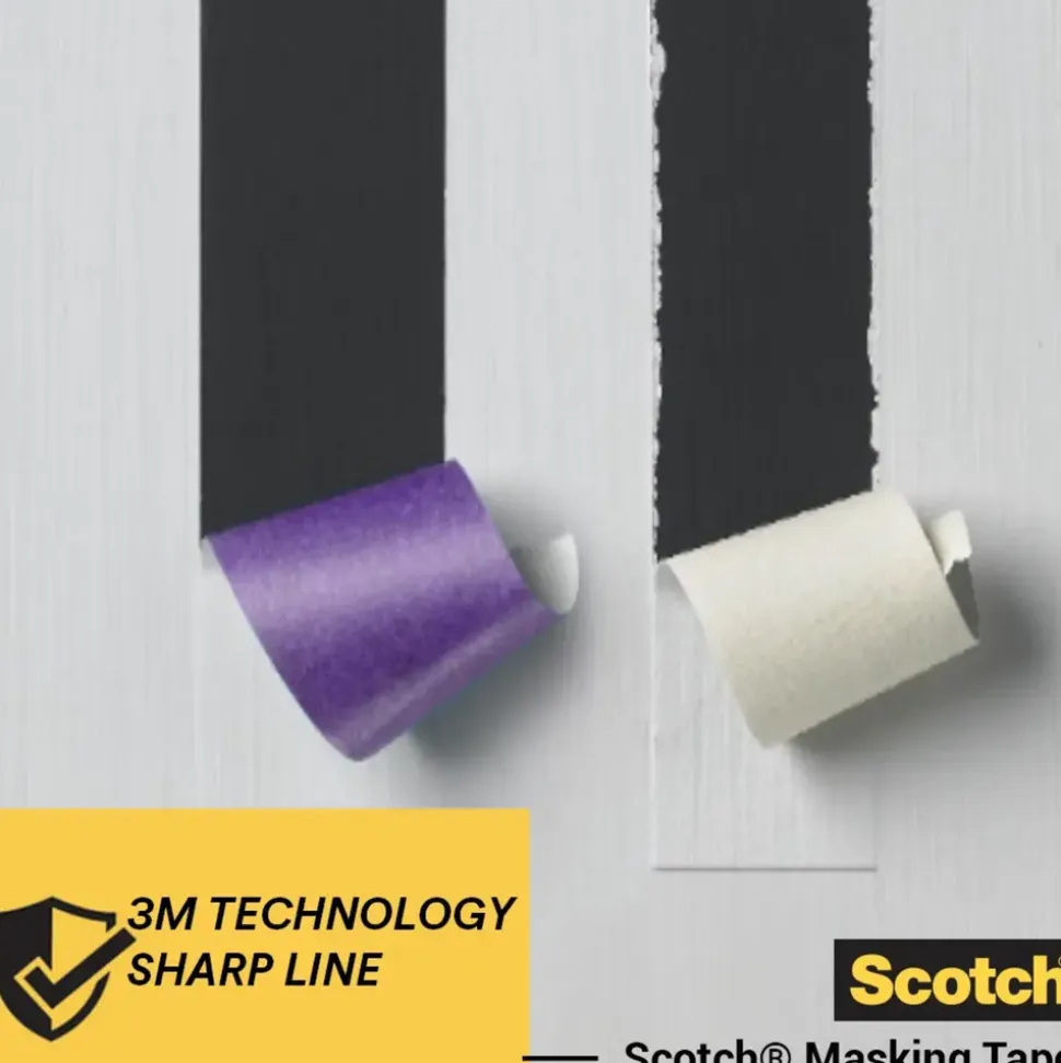 Scotch® Maskeringstejp för ömtåliga ytor 41 meter – 36 mm
