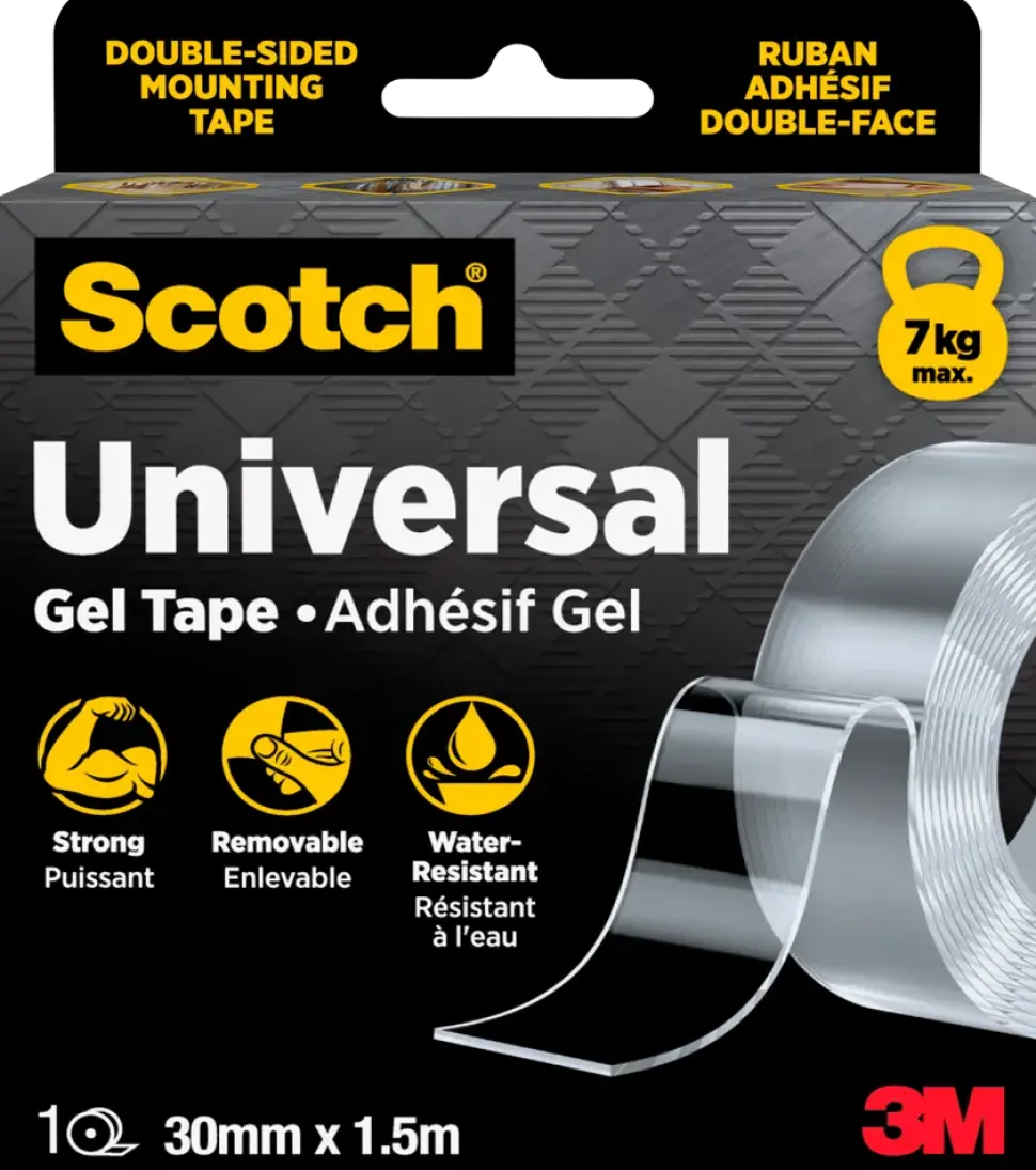 Scotch® Universal Gel Tape Transparent 30 mm x 1,5 meter