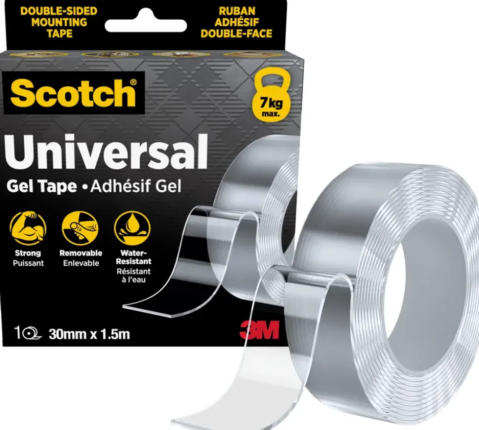 Scotch® Universal Gel Tape Transparent 30 mm x 1,5 meter