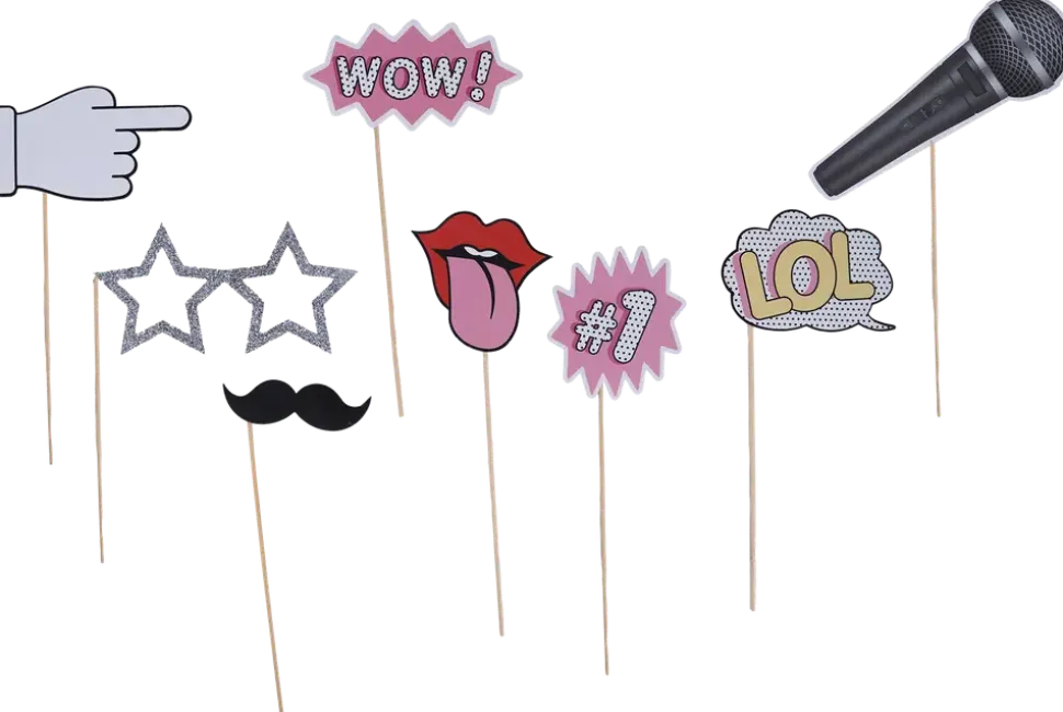 Selfiestick disco 10-pack