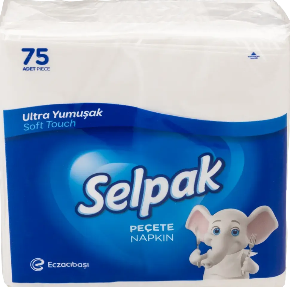 Selpack servett vit 75-pack