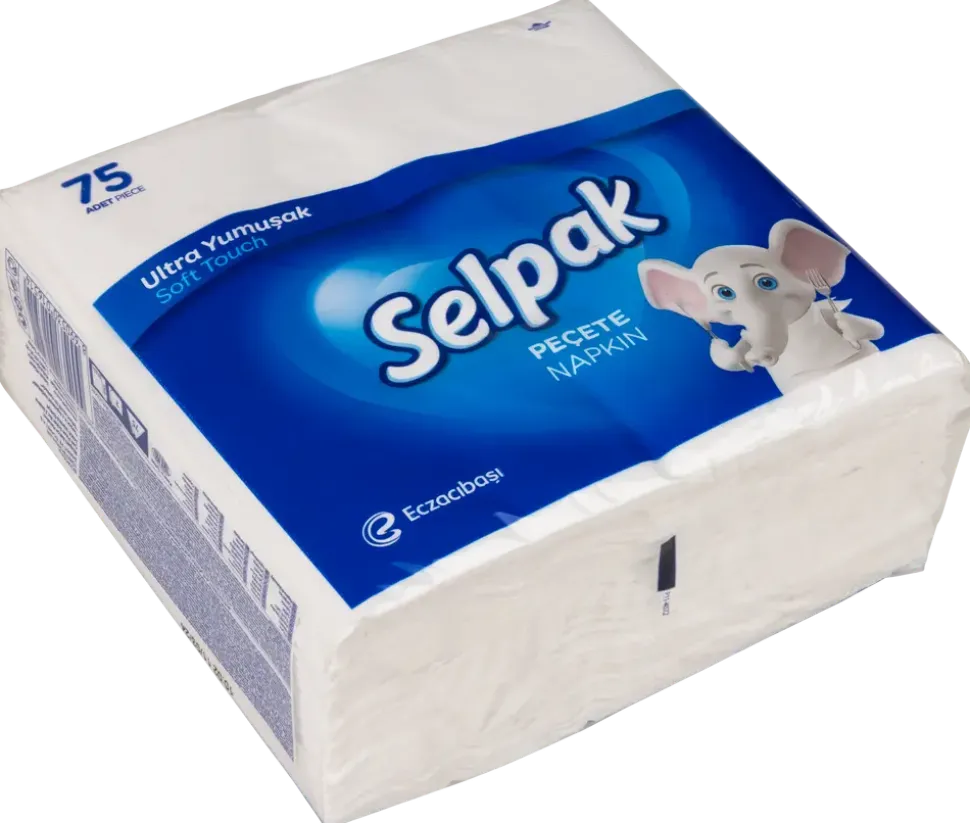 Selpack servett vit 75-pack