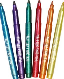 Sense Glitterpennor 6-Pack