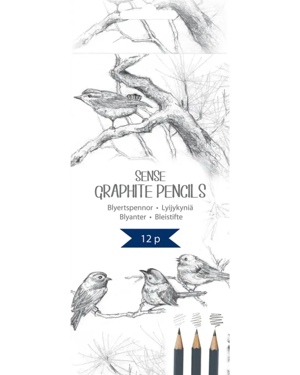 SENSE GRAFITPENNOR 12-PACK