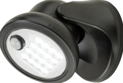 SENSORLAMPA SVART 15 CM