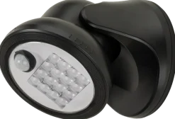 SENSORLAMPA SVART 15 CM