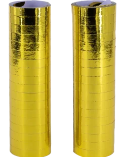 Serpentiner guld 2-pack