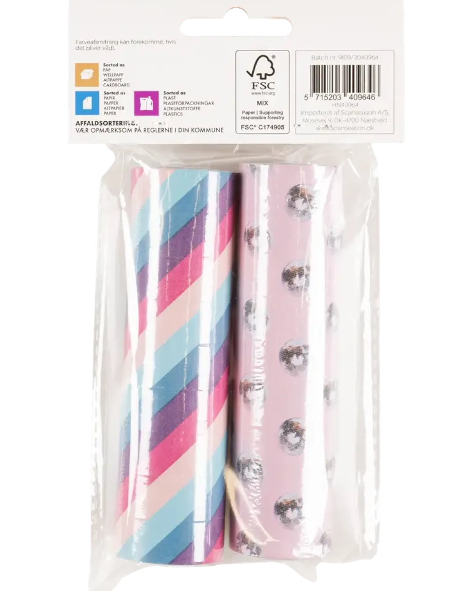 Serpentiner olika design 2-pack
